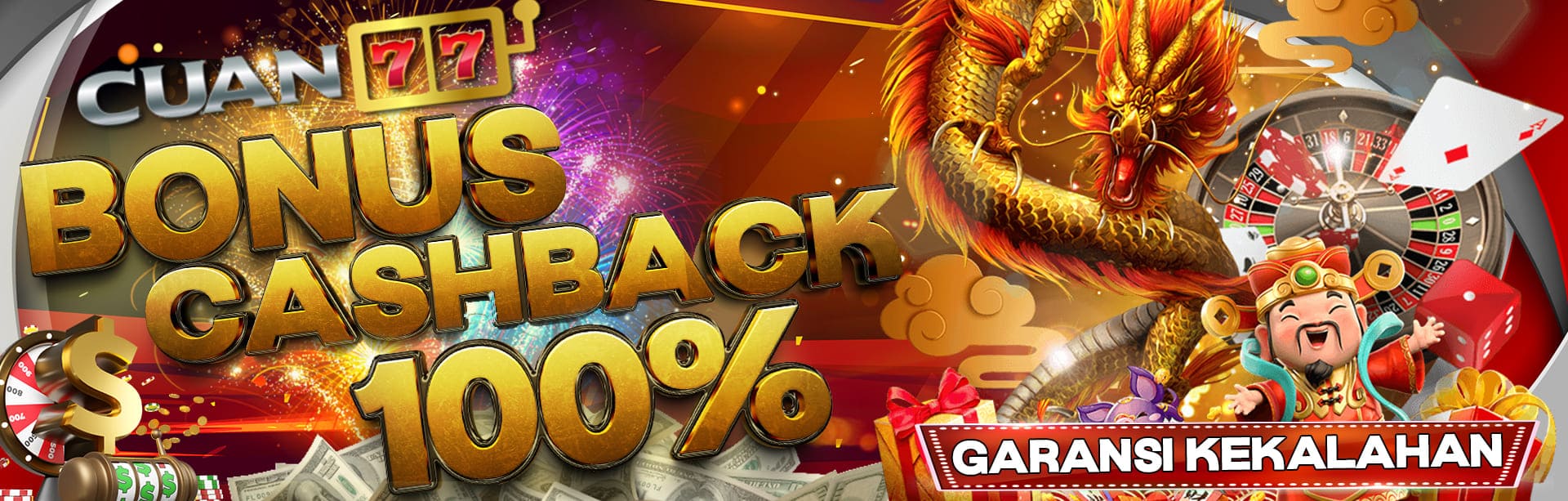 CASHBACK FIRST DEPOSIT 100%