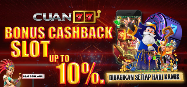 BONUS CASHBACK SLOT 10%