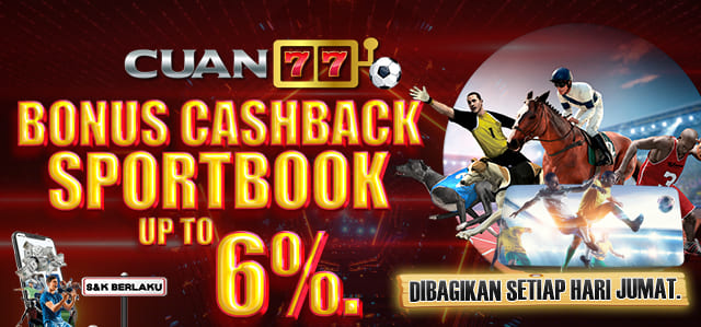 BONUS CASHBACK SPORTSBOOK 6%