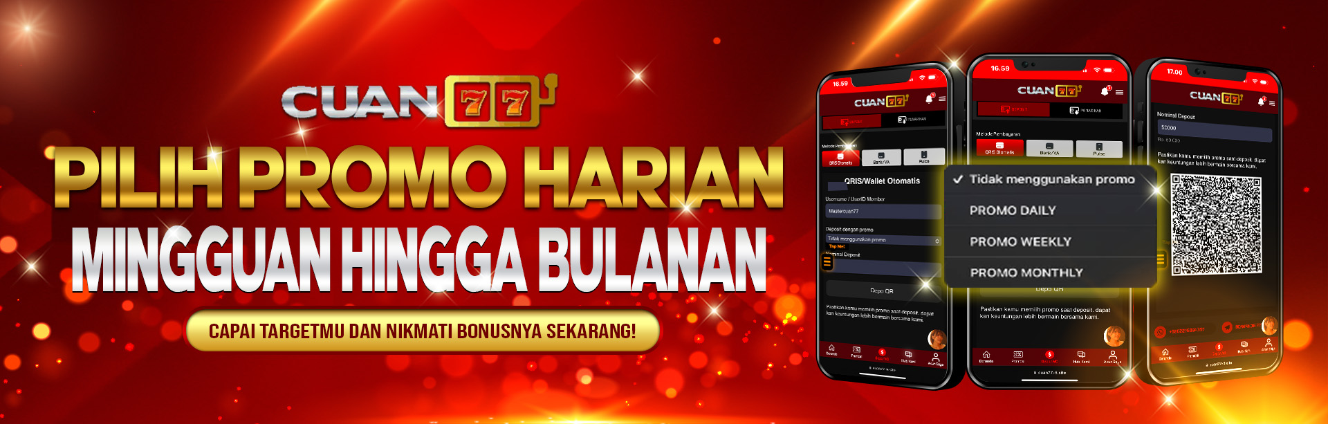 FITUR BONUS HARIAN HINGGA BULANAN