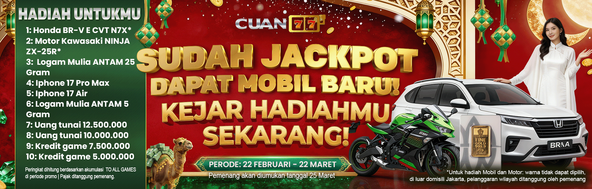 BONUS PANJAT TURNOVER