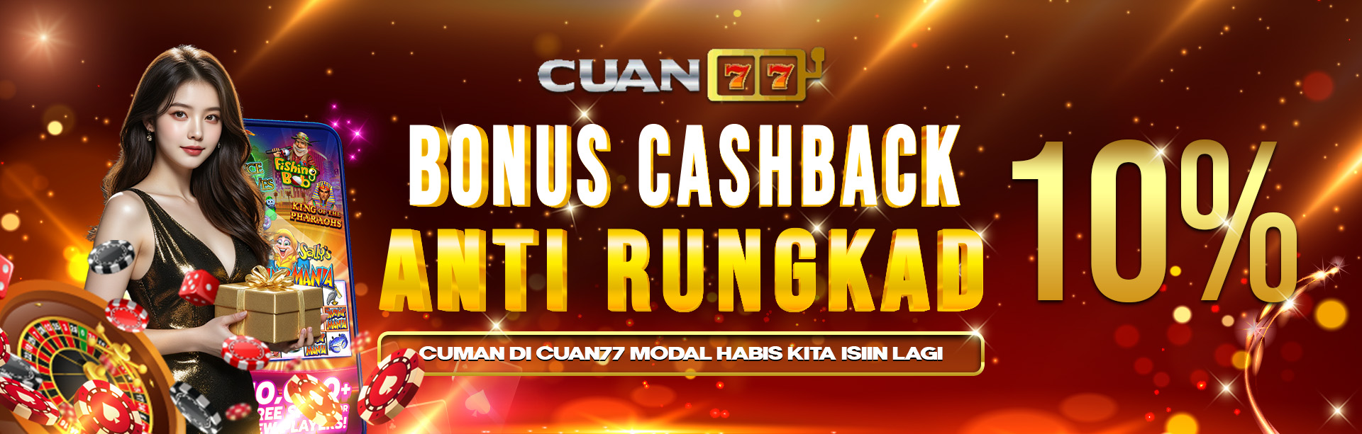 CASHBACK ANTI RUNGKAD 10%