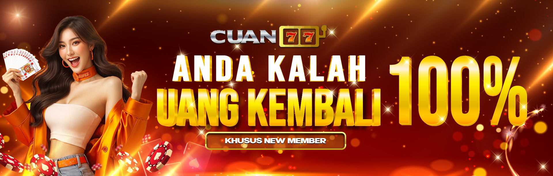 GARANSI KEKALAHAN 100% NEW MEMBER