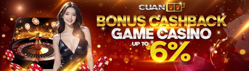BONUS CASHBACK CASINO  6%